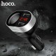 Car charger Hoco Z29 with 2 USB connectors (3.1A)  with LED display black