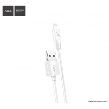 USB kabelis Hoco X1 microUSB 2.0m balts