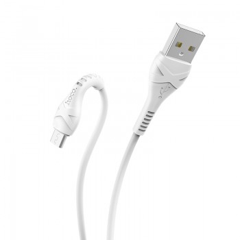 USB cable Hoco X37 Cool Power microUSB 1.0m white