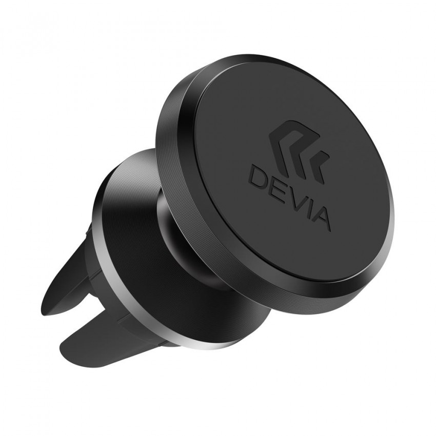 Automašīnas tālruņa turētājs Devia Titan uzstādīts uz ventilācijas režģa, magnētisks, melns