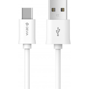 USB cable Devia Smart Type-C 1.0m white