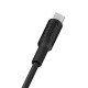 USB kabelis Borofone BX1 microUSB 1.0m melns