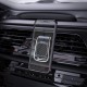 Auto telefonihoidik Hoco CA74 paigaldatud ventilatsioonivõre külge, magnetiline, must-halls