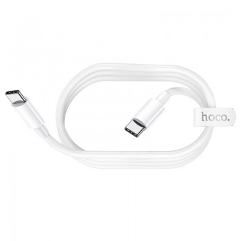 USB kabelis Hoco X51 no Type-C uz Type-C 20V 5A 100W 1.0m balts