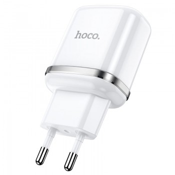 Charger Hoco N4 with 2 USB (2.4A) white