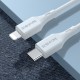 USB kabelis Borofone BX49 PD Type-C uz Lightning 1.0m balts