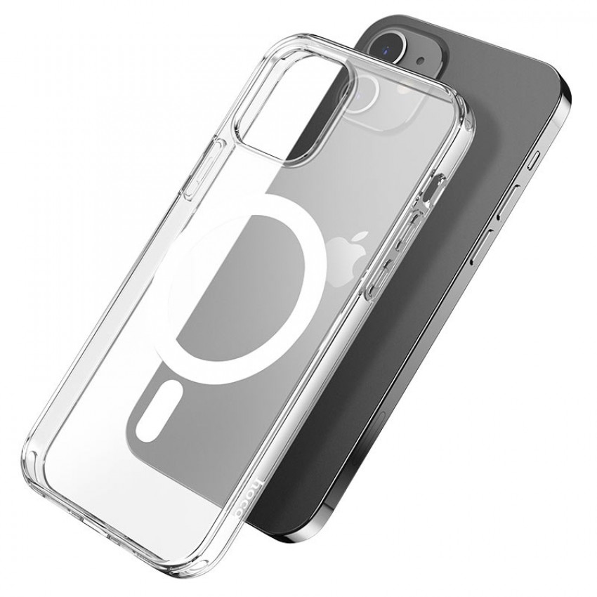 Telefoniümbris Hoco TPU Magnetic Protective Apple iPhone 12 mini läbipaistev