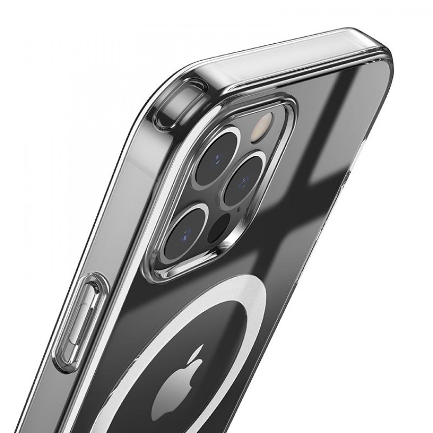 Telefoniümbris Hoco TPU Magnetic Protective Apple iPhone 12 mini läbipaistev