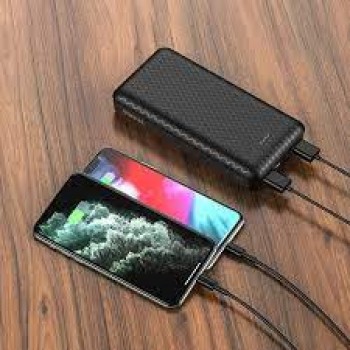 External battery Power Bank Borofone BJ3A Type-C microUSB 2*USB (2A)  20000mAh black