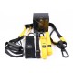 Universal workout straps set Pro 3 FA008 black-yellow