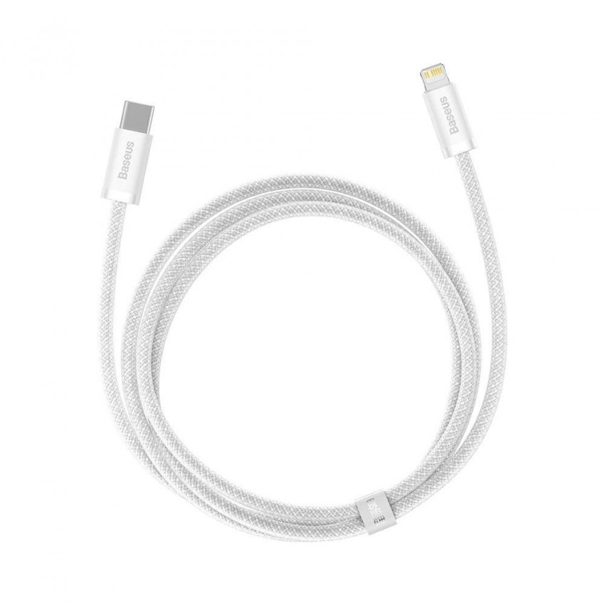 Cable Baseus Dynamic from Type-C to Lightning 20W 1.0m white CALD000002