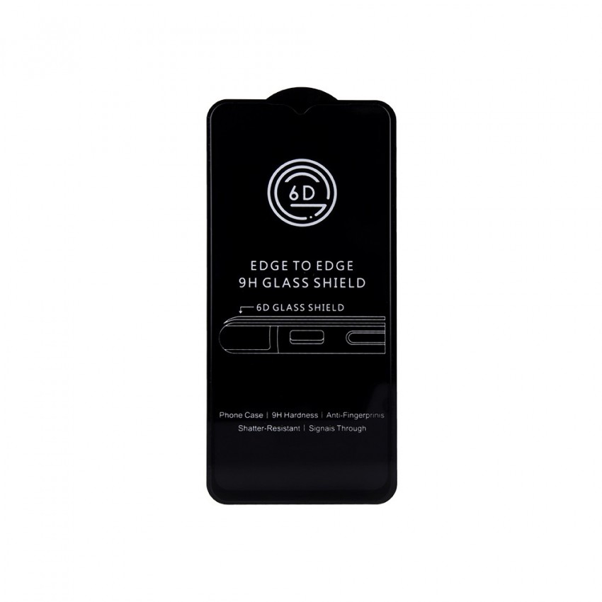 LCD kaitsev karastatud klaas 6D Apple iPhone XR/11 must