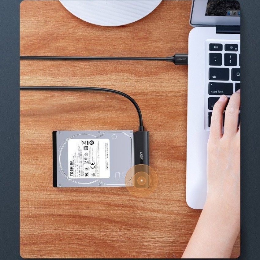 SSD-draiviadapter Ugreen alates SATA III 2.5 kuni USB 5Gbps