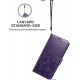 Case Flower Book Samsung A536 A53 5G violet