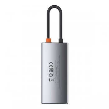 Adapter Baseus Metal Gleam Series HUB 4in1, USB-C to USB 3.0 + USB 2.0 + HDMI + USB-C PD CAHUB-CY0G