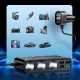 Car charger Joyroom 9in1 154W 3x12V, PD USB Type-C, QC3.0 USB-A, 4xUSB-A JR-CL06