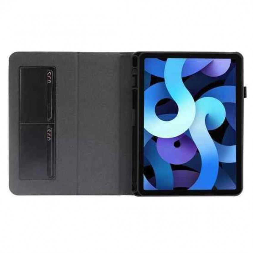 Maciņš Folding Leather Huawei MatePad T10 9.7 melns