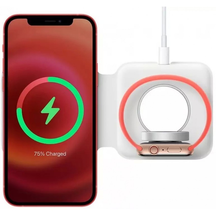 Wireless charger 2in1 Smart Phone, Watch MagSafe 10W white