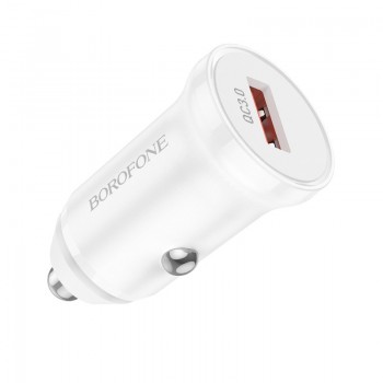 Car charger Borofone BZ18 Quick Charge 3.0 18W white