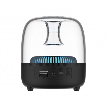 Bluetooth bezvadu skaļrunis Devia Smart Series Crystal Speaker (I-M2) (USB, microSD, AUX, RGB)