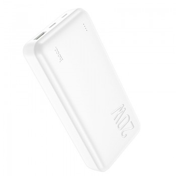 External battery Power Bank Hoco J87A Type-C PD 20W+Quick Charge 3.0 20000mAh white