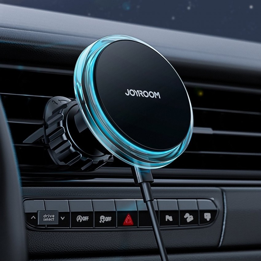Lādētājs-turētājs auto Joyroom JR-ZS291 15W MagSafe melns, magnētisks