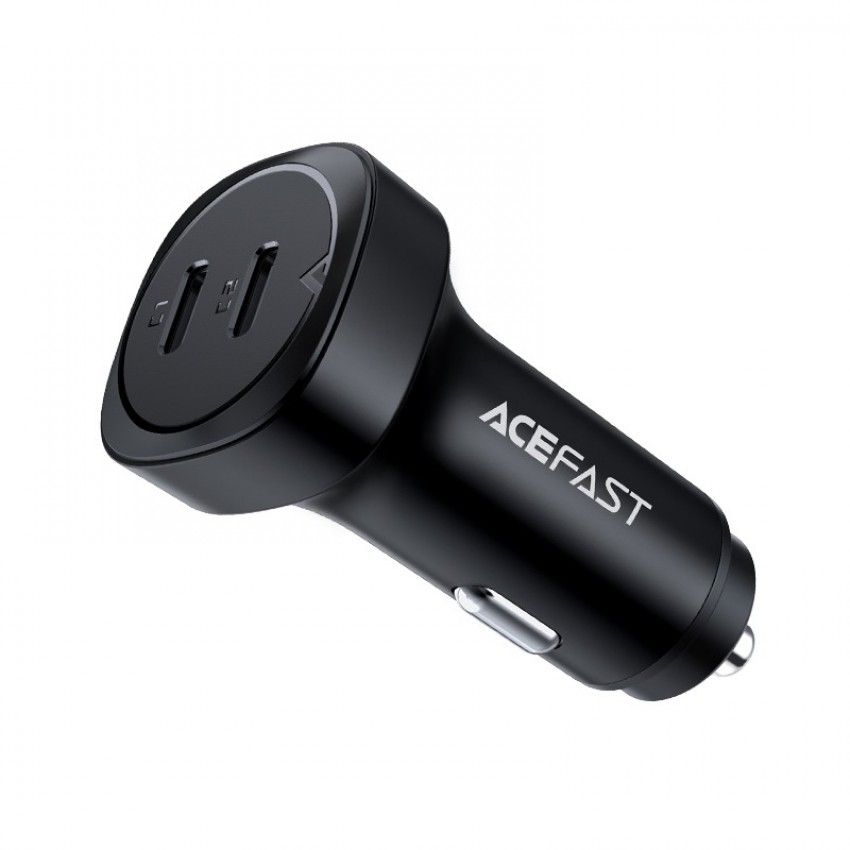 Car charger Acefast B2 72W 2xUSB-C black