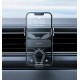 Auto telefonihoidik Baseus paigaldatud ventilatsioonivõre külge, must SUWX010001