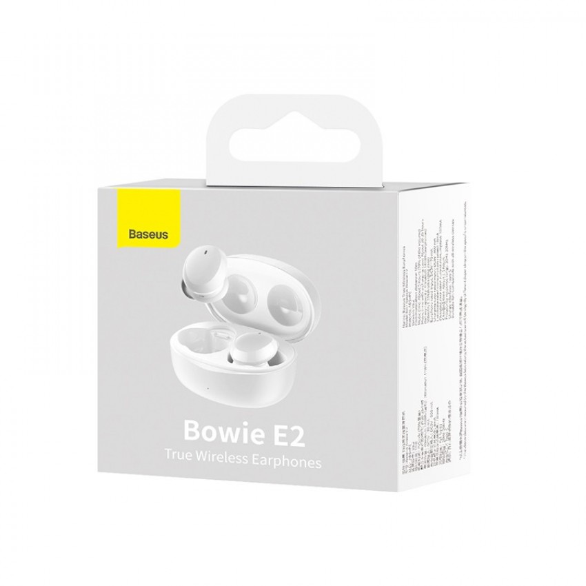 Juhtmevabad kõrvaklapid Baseus Bowie E2 valged NGTW090002