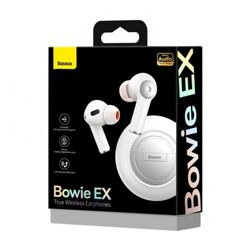 Wireless headphones Baseus Bowie EX white NGTW170002