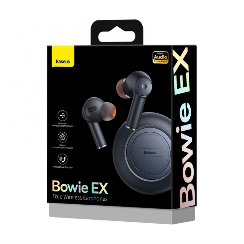 Wireless headphones Baseus Bowie EX black NGTW170001