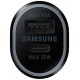 Auto lādētājs Samsung EP-L4020NBEGEU 1xType-C 1xUSB-A melns