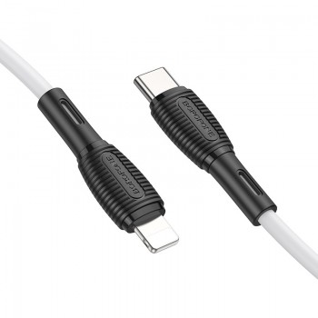 USB cable Borofone BX86 Advantage PD Type-C to Lightning 1.0m white
