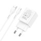 Charger Hoco N26 USB-A Quick Charge 3.0 18W + Type-C white