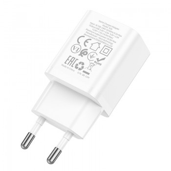 Laadija Hoco N26 USB-A Quick Charge 3.0 18W valge