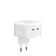Charger  Devia Extreme Speed GaN PD+QC 2xType-C 35W white