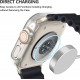 LCD aizsargstikls/vāciņš 360 degree cover Apple Watch Ultra 49mm caurspīdīgs