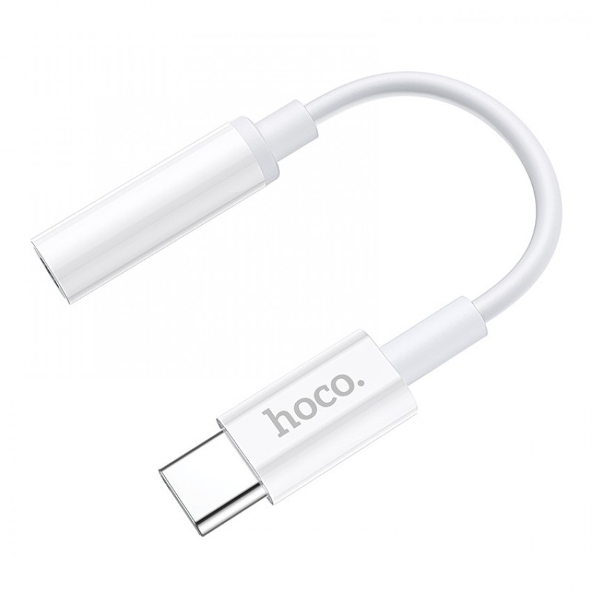 Audio adapter Hoco LS30 Type-C to 3.5mm white