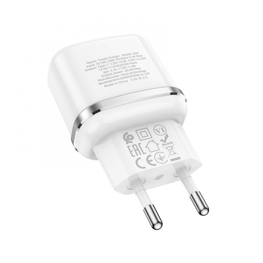Charger Hoco N24 PD20W white