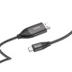 Cable Hoco UA16 Type-C to HDMI 2.0m gray