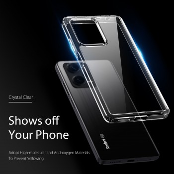 Telefoniümbris Dux Ducis Clin Xiaomi Redmi Note 12 Pro+ 5G läbipaistev