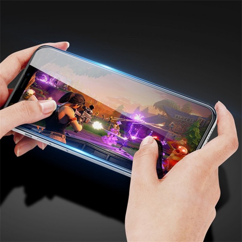 LCD kaitsev karastatud klaas Dux Ducis Apple iPhone 14 Pro Max must