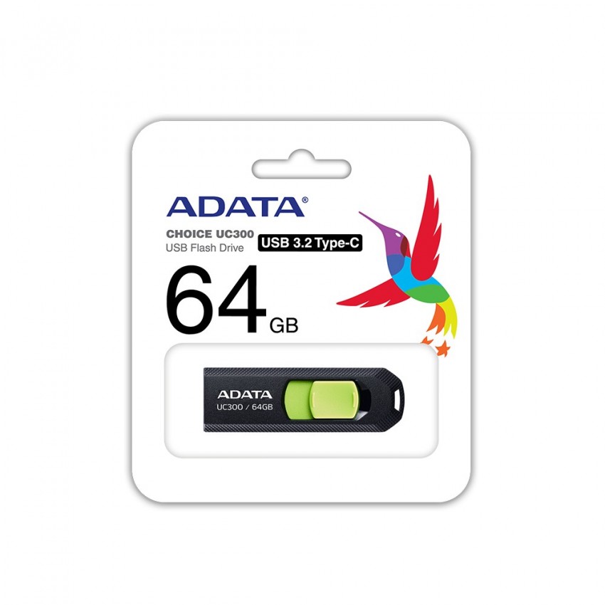 Mälupulk ADATA UC300 64GB USB 3.2 Gen 1