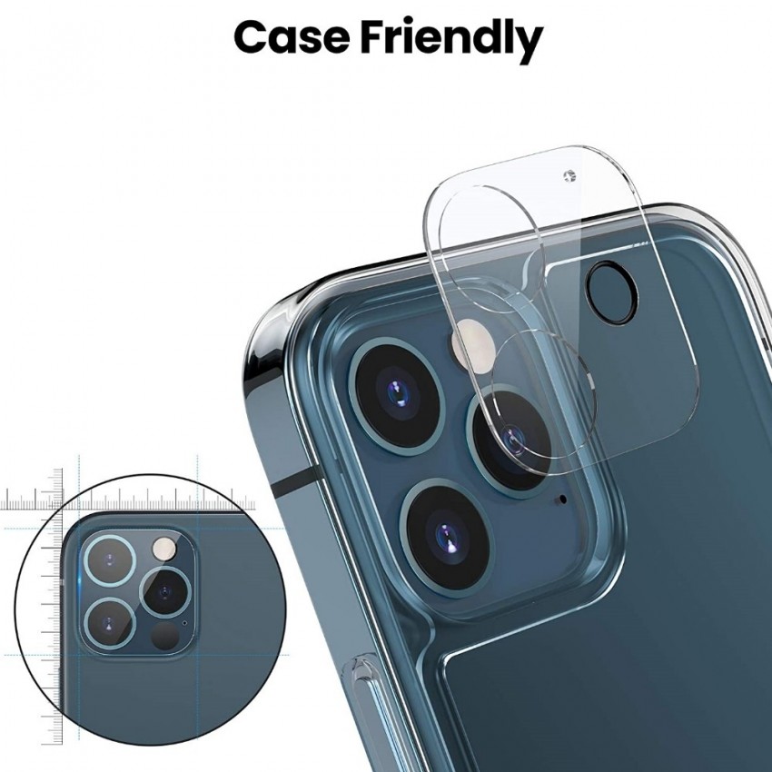 Aizsargstikls kameras 3D Apple iPhone 12 Pro