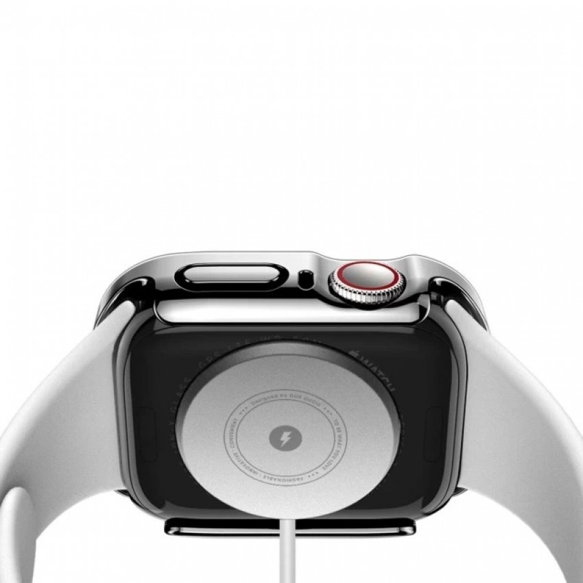 LCD kaitsev karastatud klaas/ümbris Dux Ducis Hamo Apple Watch 40mm must