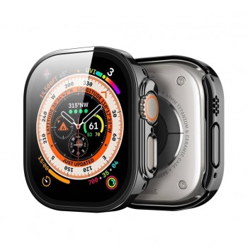 LCD kaitsev karastatud klaas/ümbris Dux Ducis Hamo Apple Watch Ultra 49mm must