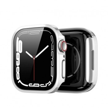 LCD kaitsev karastatud klaas/ümbris Dux Ducis Hamo Apple Watch 40mm hõbedane