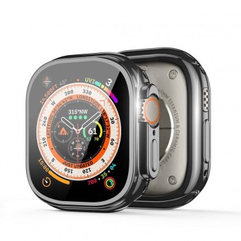 LCD aizsargstikls/vāciņš Dux Ducis Samo Apple Watch Ultra 49mm melns