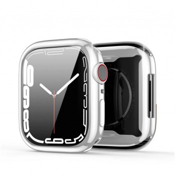 LCD aizsargstikls/vāciņš Dux Ducis Samo Apple Watch 41mm sudrabs