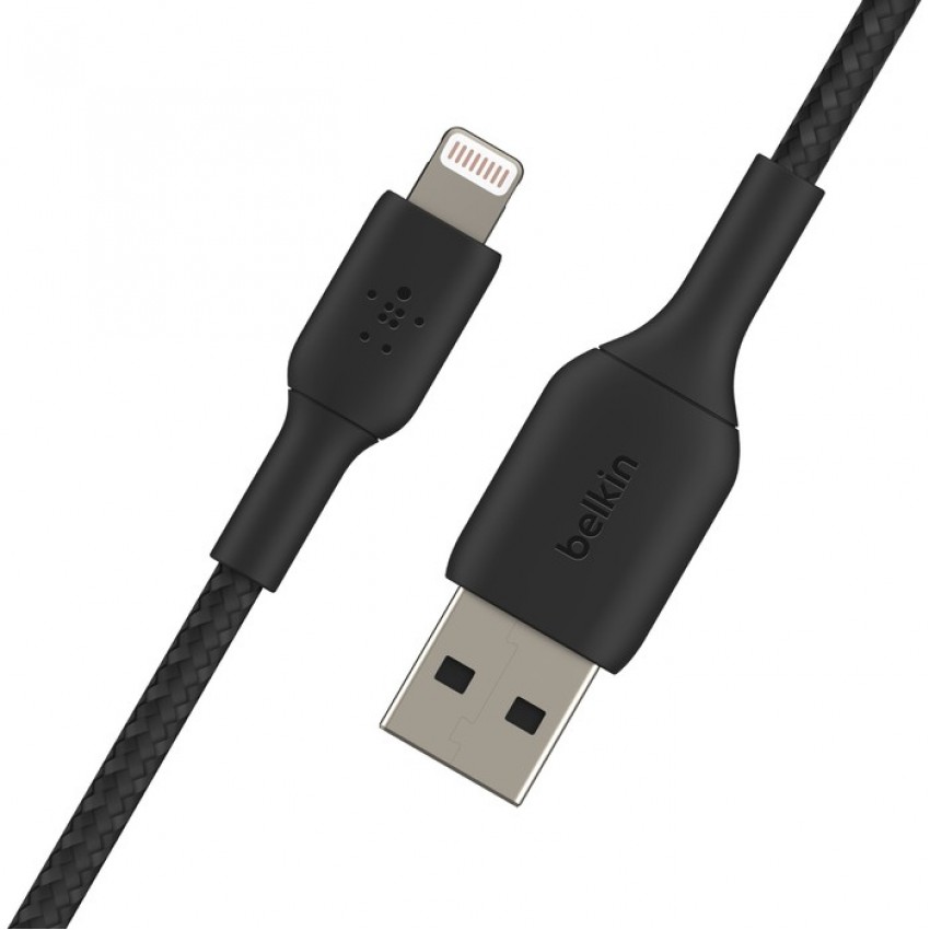 USB cable Belkin Boost Charge Braided USB-A to Lightning 1.0m black